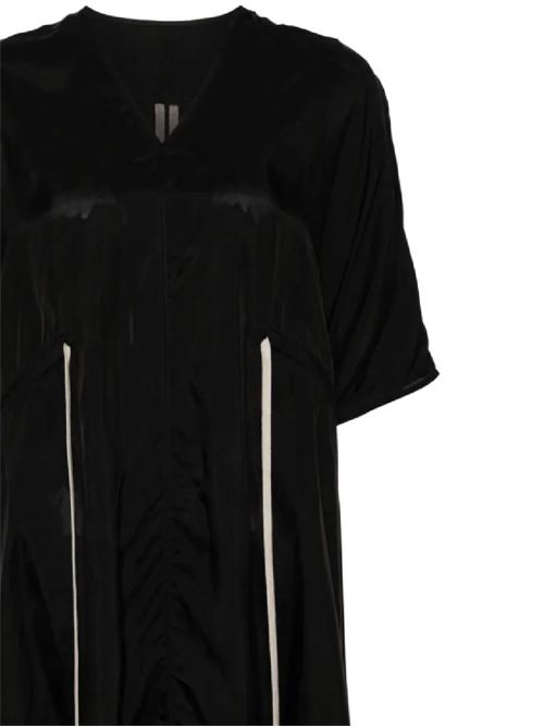 Black ruched detailing dress Rick Owens | RP01D2508J09